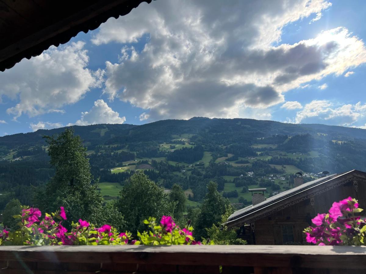 Ferienwohnung Gamsbock Panorama View Balkon, Gartensauna, Garten, Grillplatz Stumm Exteriör bild