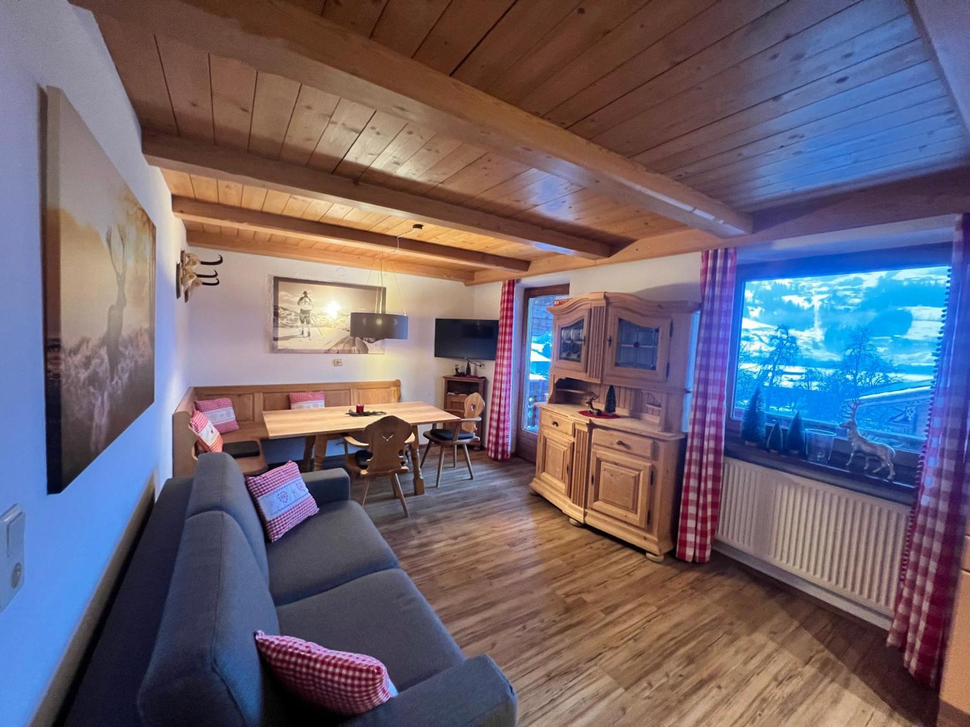Ferienwohnung Gamsbock Panorama View Balkon, Gartensauna, Garten, Grillplatz Stumm Exteriör bild